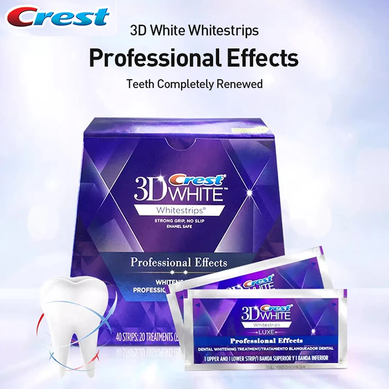 Teeth Whitening Kit At Home - شرائط تبييض الأسنان كريست بروفيشنال إفكتس