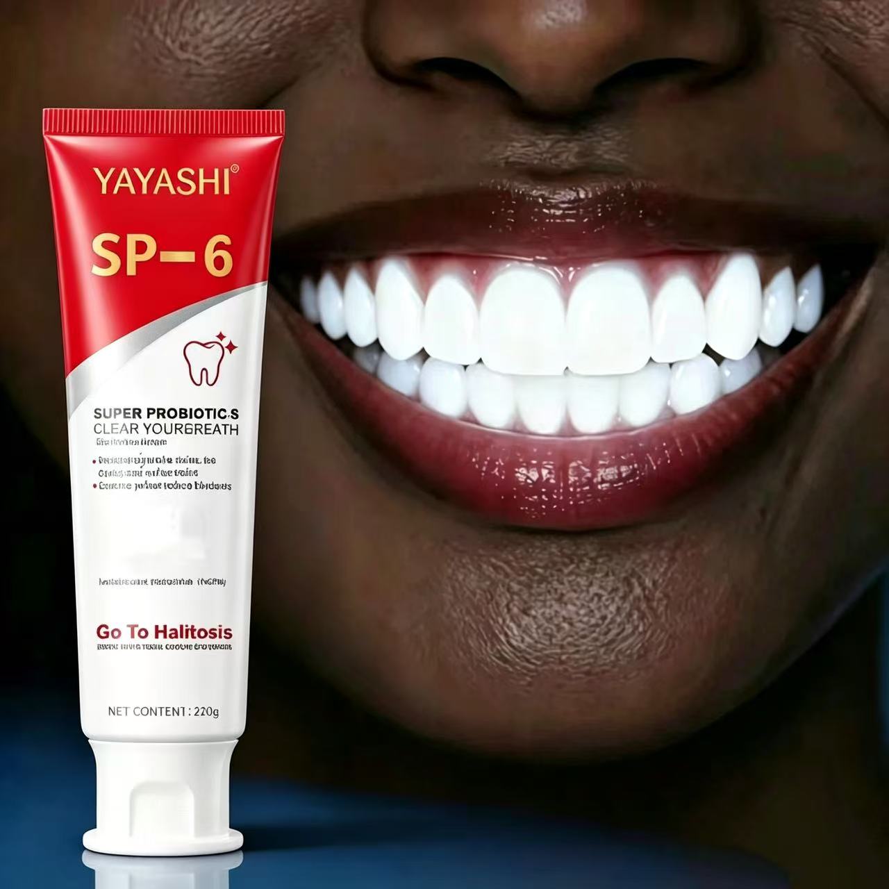 Teeth Whitening Best - معجون أسنان بروبيوتيك Sp-6 لتبييض الأسنان