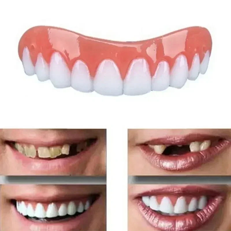 Teeth Whitening Veneers - أسنان اصطناعية جديدة من السيليكون للجزء