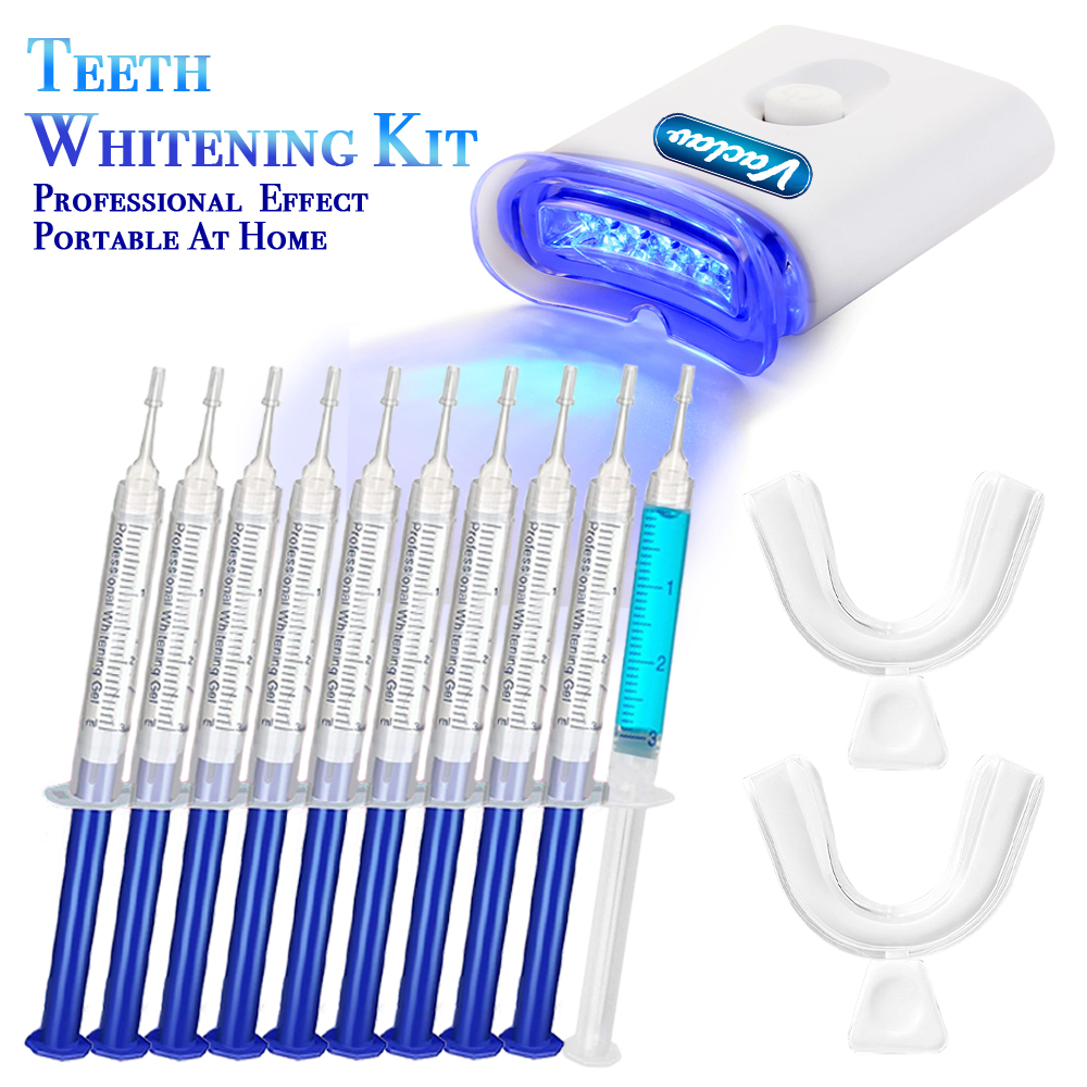 Teeth Whitening Kit At Home - النعناع تبييض الأسنان جل حقنة المنزل