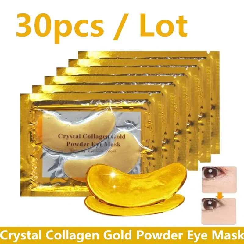 Whitening Powder Activated - كريستال الكولاجين مسحوق الذهب قناع عين