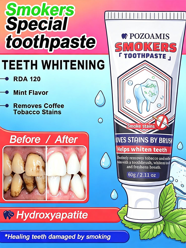 Remineralizing Toothpaste - معجون أسنان POZOAMIS بنسبة 30% هيدروكسي