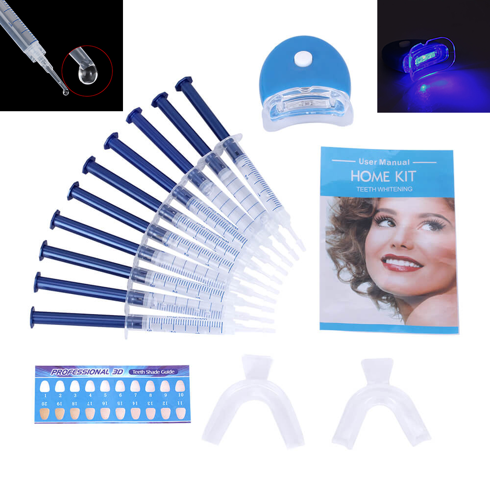 Teeth Whitening Q&M - 1 مجموعة تبييض الأسنان 44% بيروكسيد