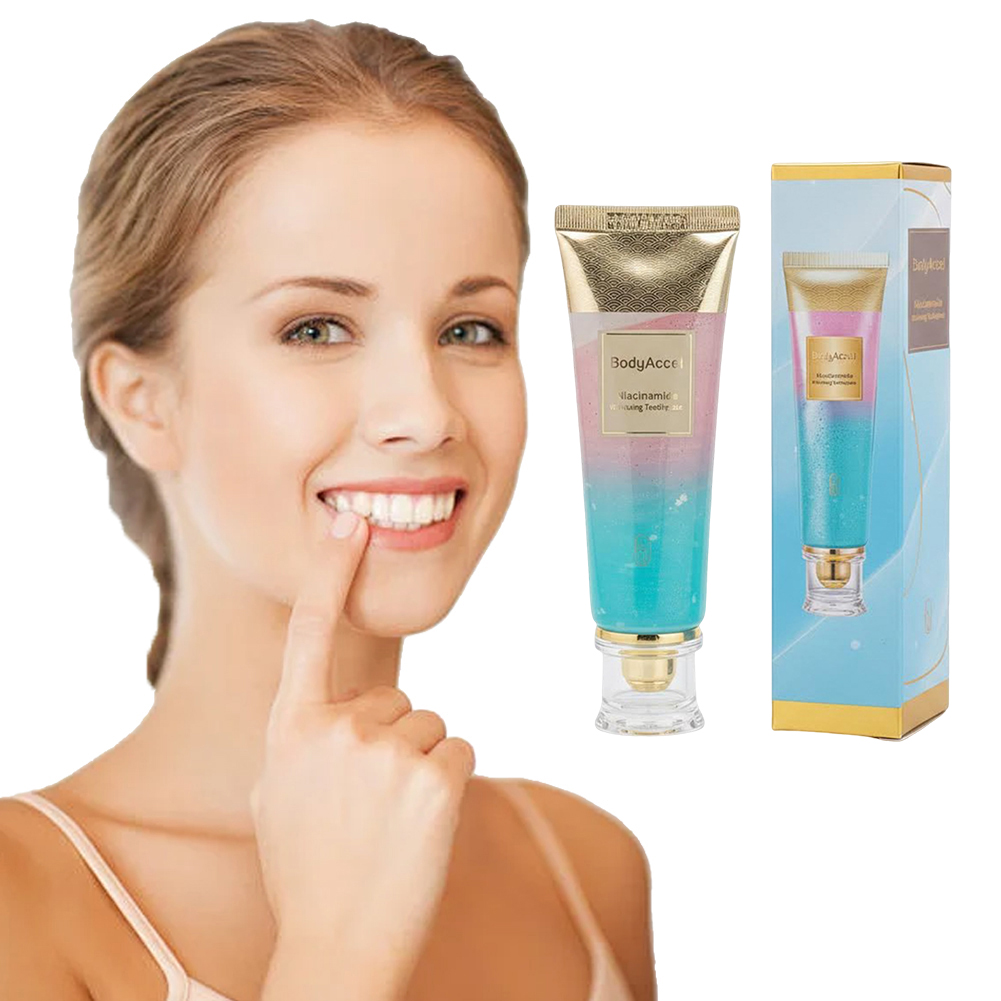 Teeth Whitening Best - معجون أسنان مبيض بالنياسيناميد 100 جرام،