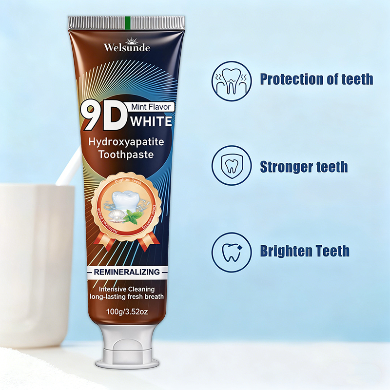 معجون أسنان 9D WHITE بنكهة الن - مراجعة Remineralizing Toothpaste وسعره