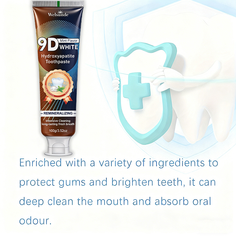 معجون أسنان 9D WHITE بنكهة الن - مراجعة Remineralizing Toothpaste وسعره