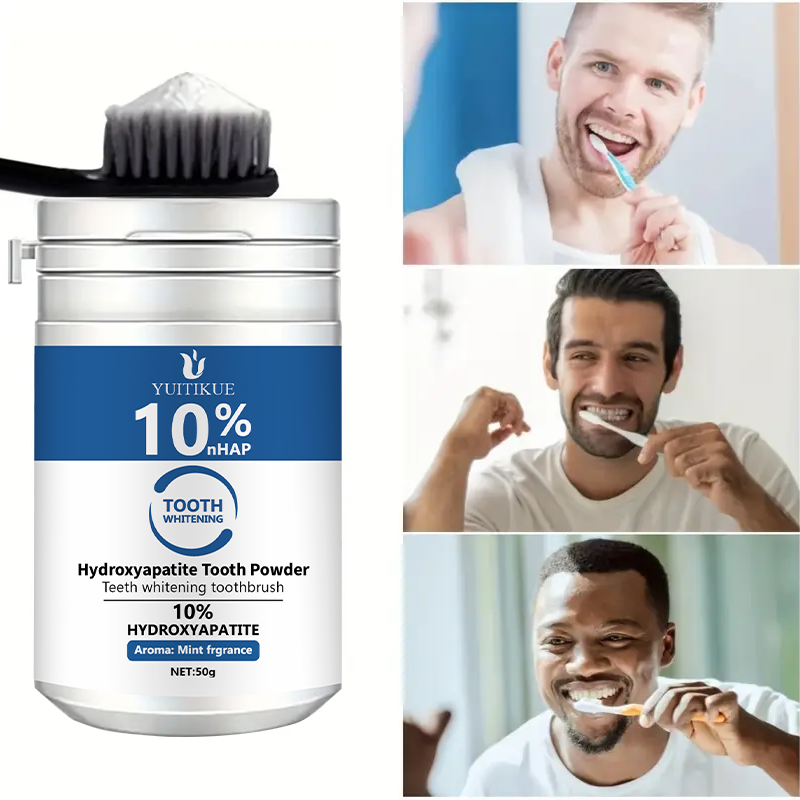 YUTIKUE 10% nHAP مسحوق الأسنان - مراجعة Teeth Whitening Q&M وسعره