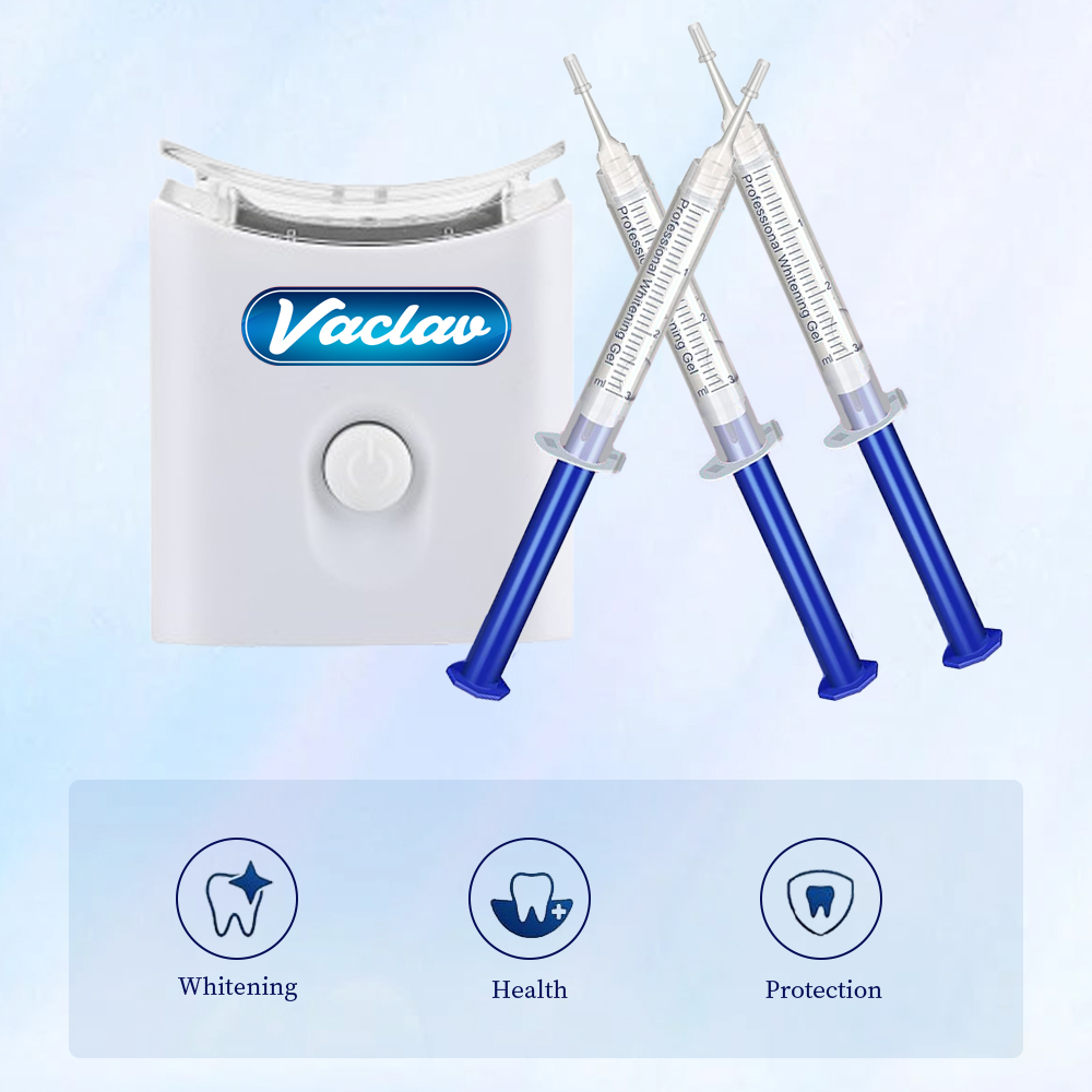 النعناع تبييض الأسنان جل حقنة  - مراجعة Teeth Whitening Kit At Home وسعره