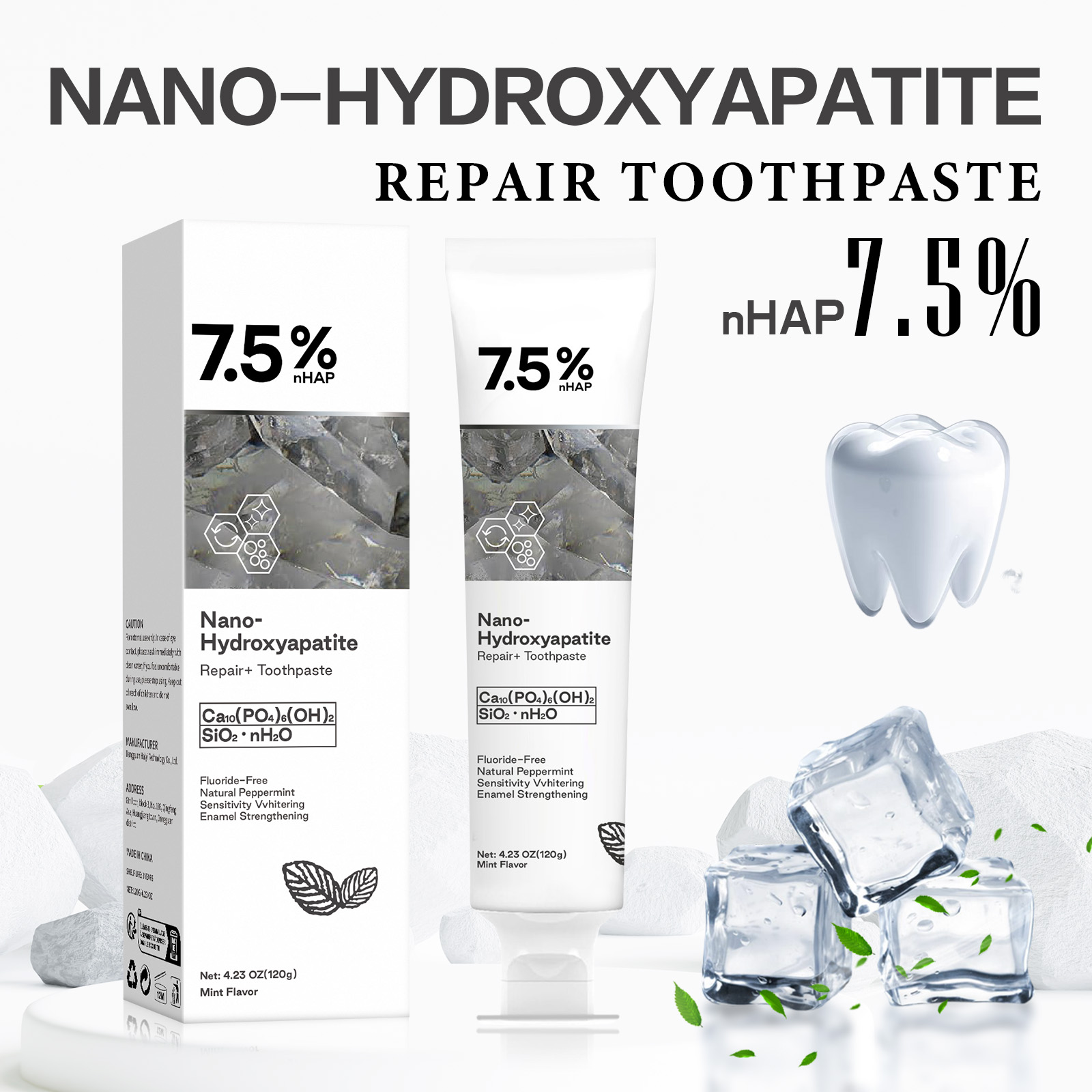 معجون أسنان نانو هيدروكسي أبات - مراجعة Remineralizing Toothpaste وسعره