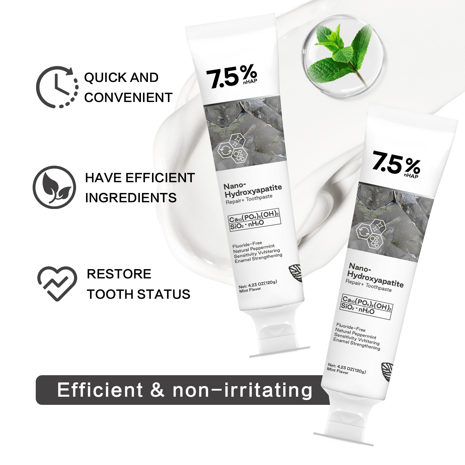 معجون أسنان نانو هيدروكسي أبات - مراجعة Remineralizing Toothpaste وسعره
