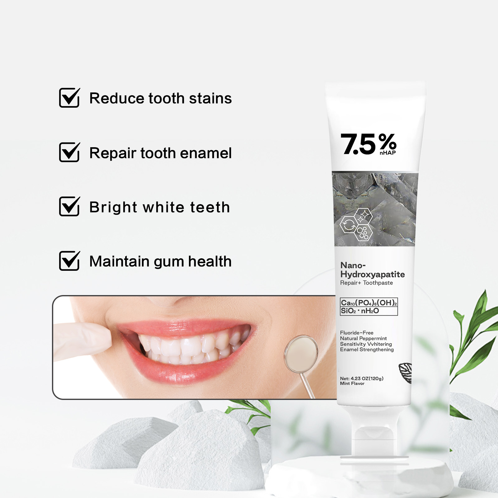 معجون أسنان نانو هيدروكسي أبات - مراجعة Remineralizing Toothpaste وسعره
