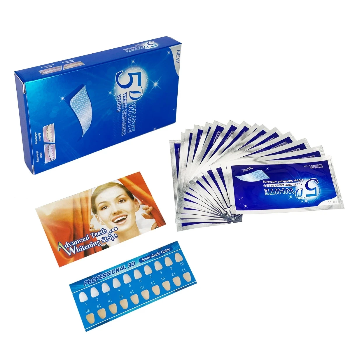 شرائط تبييض الأسنان البيضاء لل - مراجعة Teeth Whitening Q&M وسعره