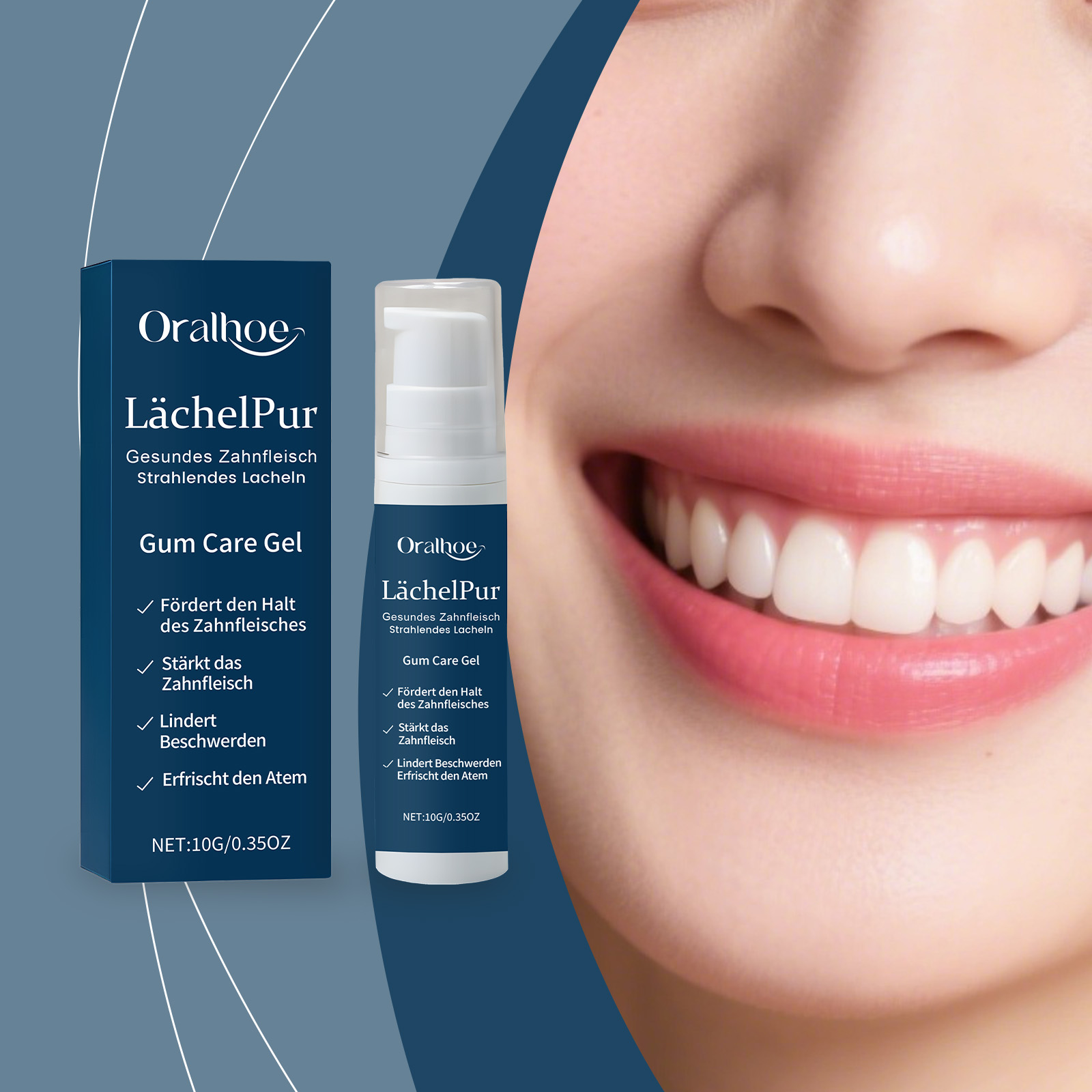 جل العناية بإصلاح اللثة تخفيف  - مراجعة Teeth Whitening Q&M وسعره