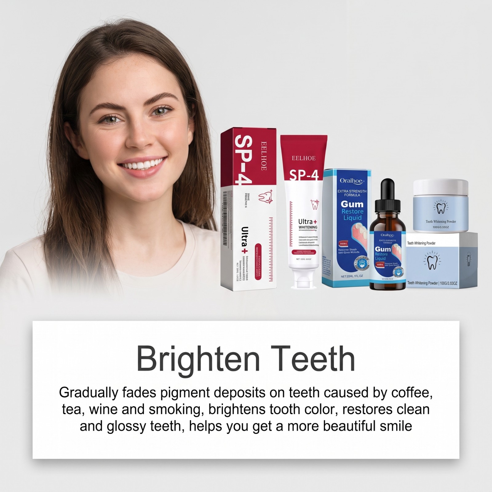 مجموعة العناية بالفم: معجون أس - مراجعة Teeth Whitening Q&M وسعره