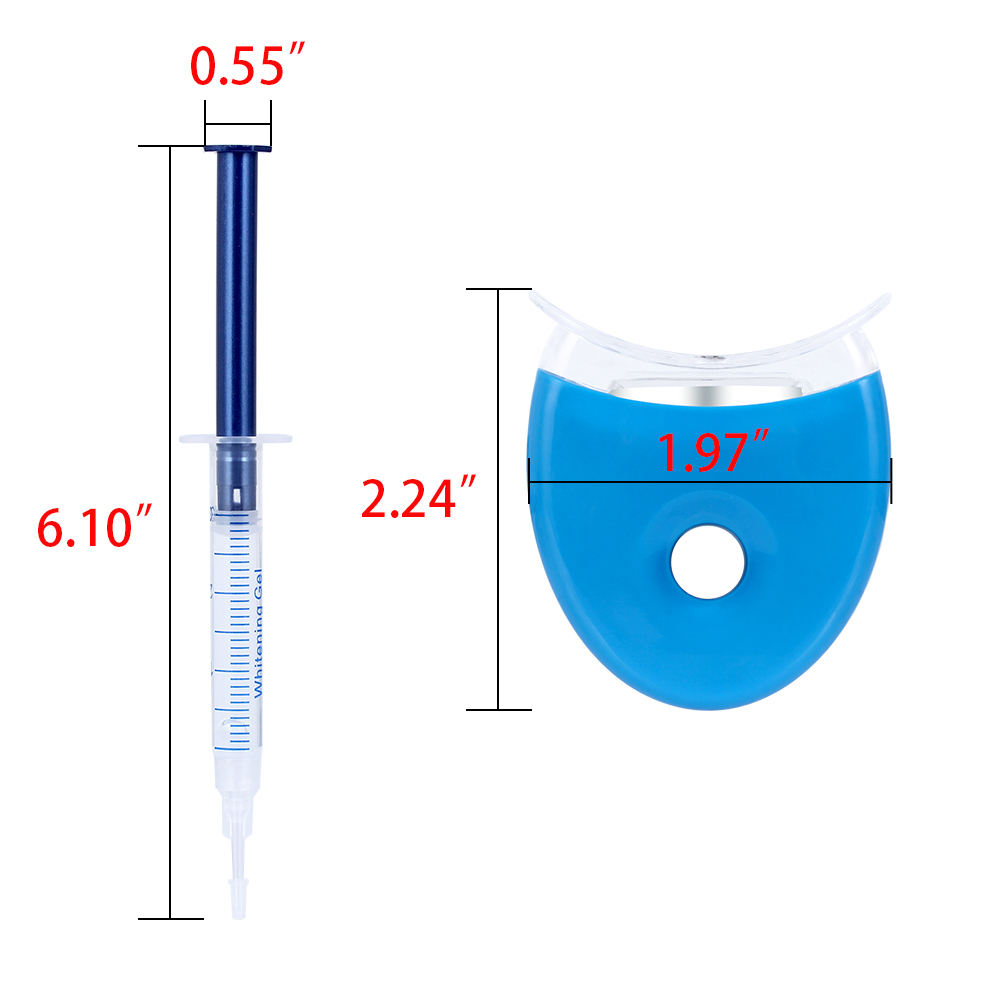 1 مجموعة تبييض الأسنان 44% بير - مراجعة Teeth Whitening Q&M وسعره