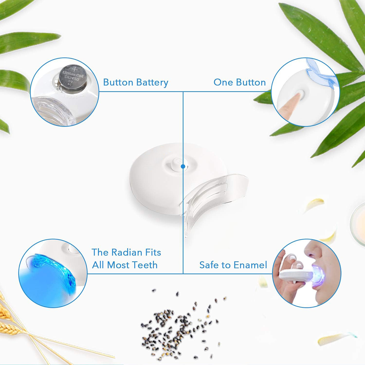 مجموعة تبييض الأسنان - 5X مبيض - مراجعة Teeth Whitening Kit At Home وسعره