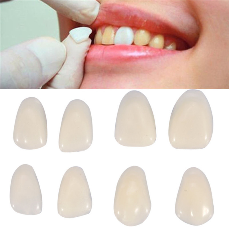الأسنان كاذبة الأسنان تاج مؤقت - مراجعة Teeth Whitening Veneers وسعره