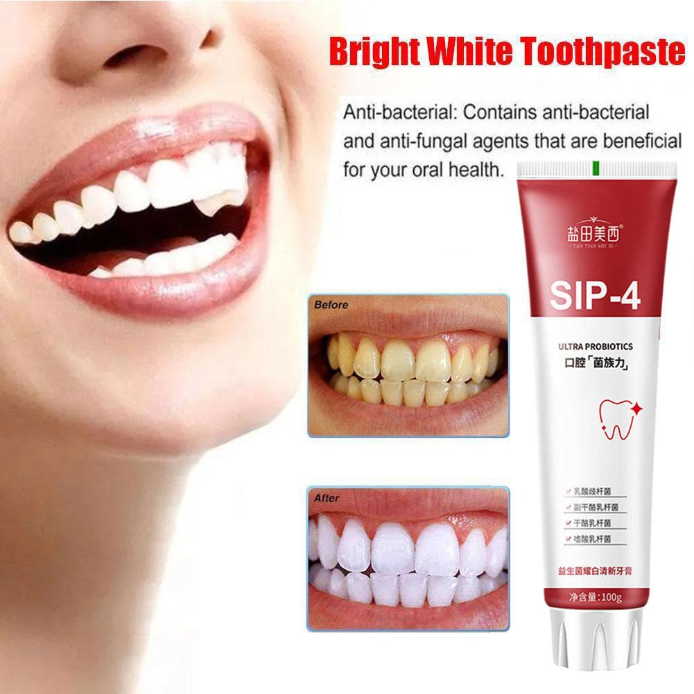 معجون أسنان بروبيوتيك سيب-4 لت - مراجعة Teeth Whitening Best وسعره