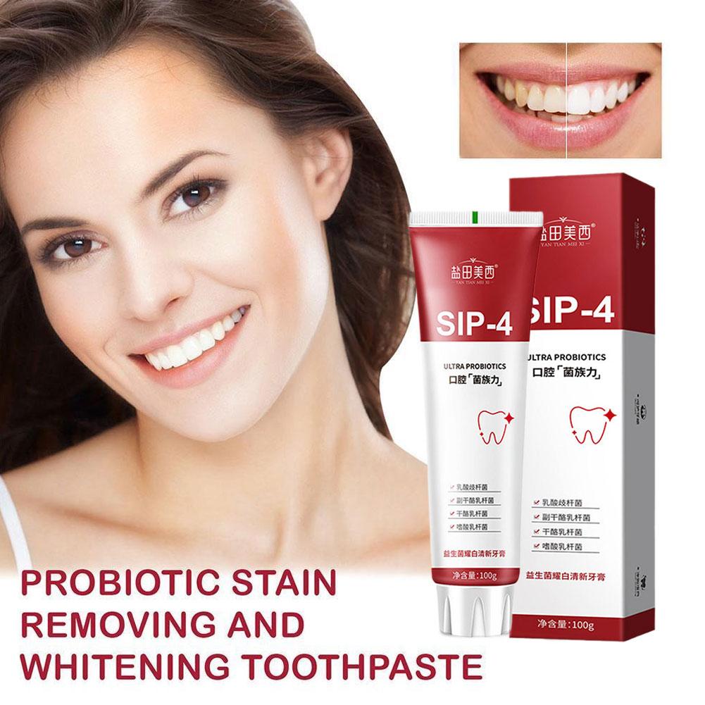 معجون أسنان بروبيوتيك سيب-4 لت - مراجعة Teeth Whitening Best وسعره