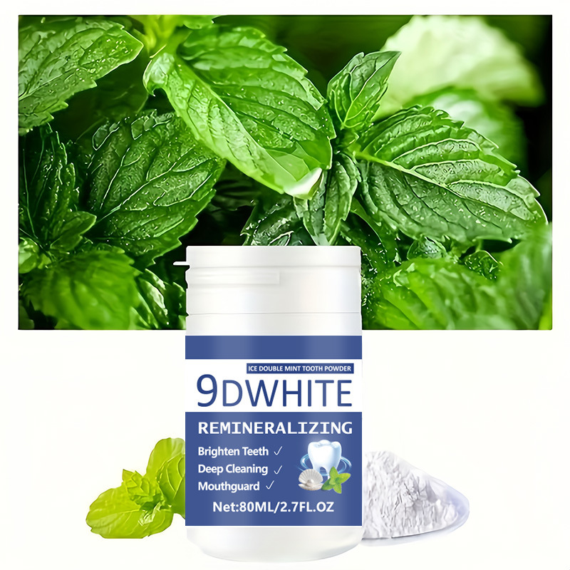 مسحوق تبييض الأسنان 9D باللون  - مراجعة Teeth Whitening Dental وسعره