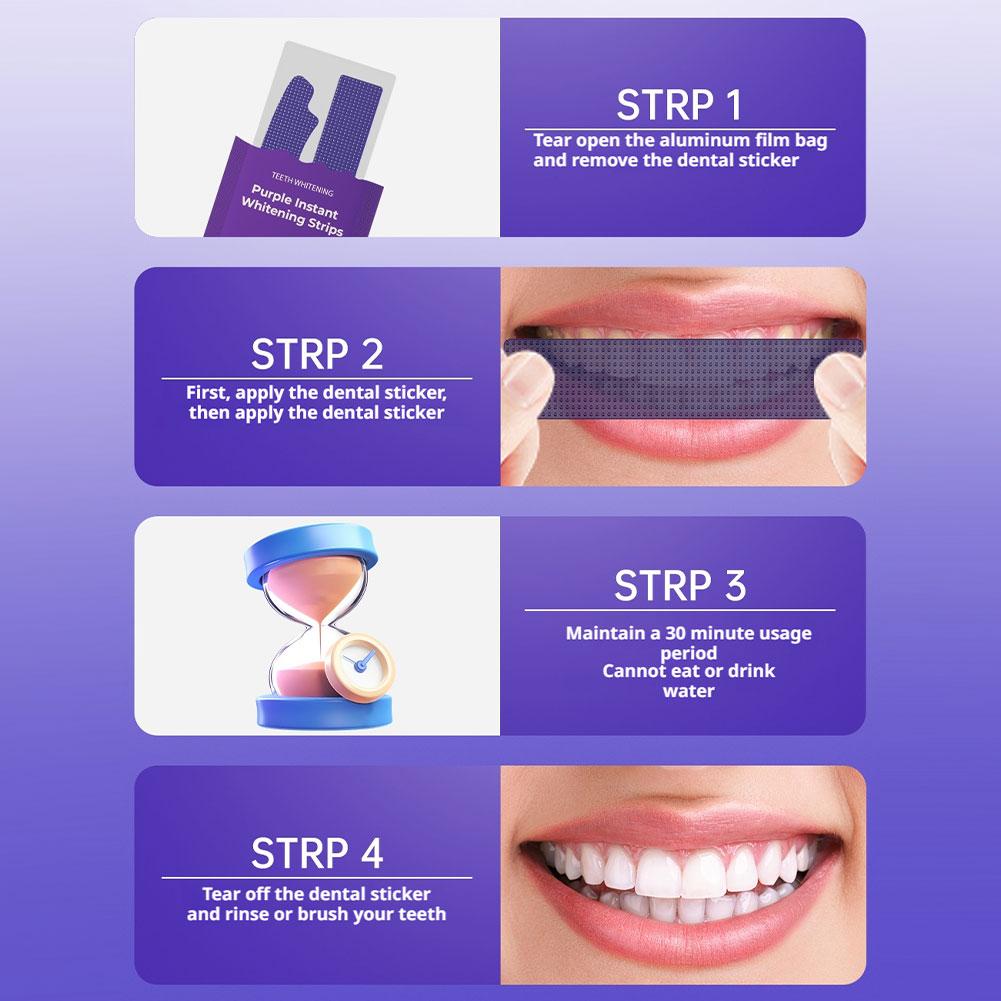 شرائط تبييض الأسنان V34 - شرائ - مراجعة Teeth Whitening Kit At Home وسعره