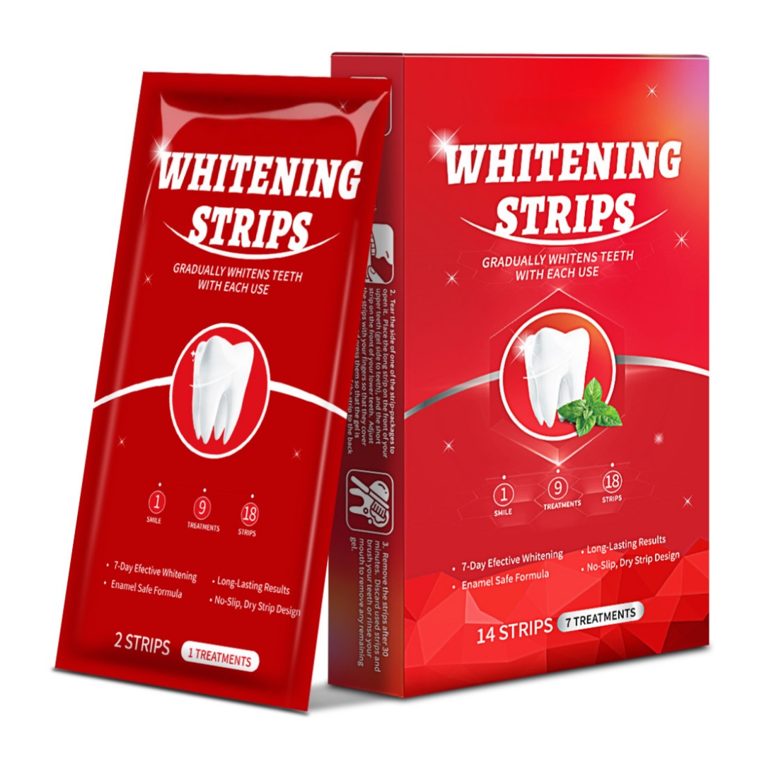 7 زوج/صندوق شرائط تبييض الأسنا - مراجعة Teeth Whitening Kit At Home وسعره