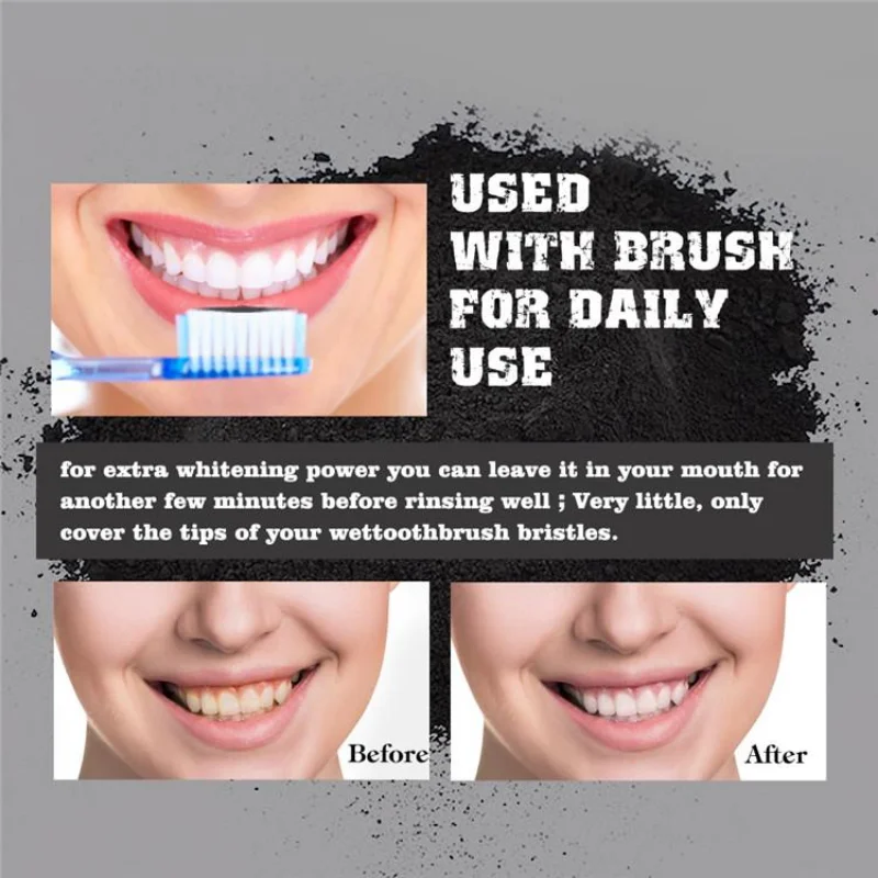 مسحوق الأسنان من الدرجة الغذائ - مراجعة Whitening Powder Activated وسعره